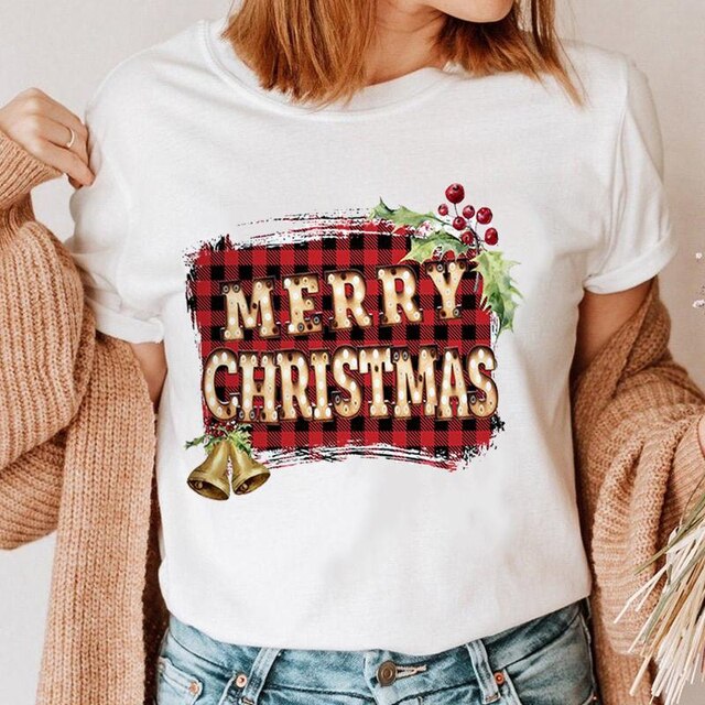 Tricou Merry Christmas in the square
