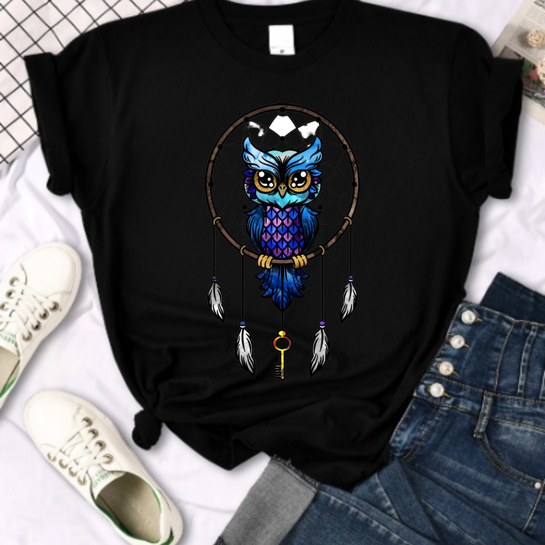 Tricou Blue Owl