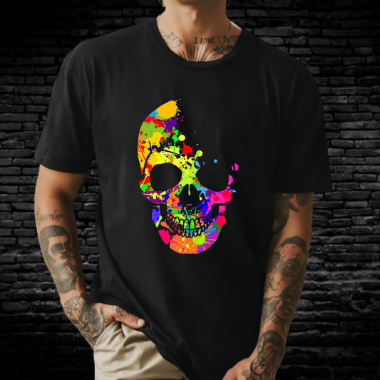 Tricou Colored Skull