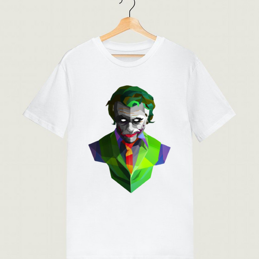 Tricou Alb Colored Joker