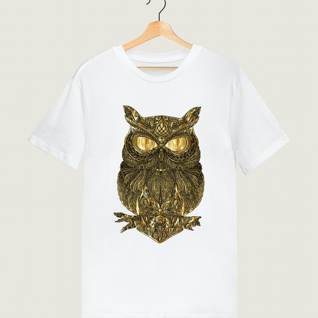 Tricou Alb Owl