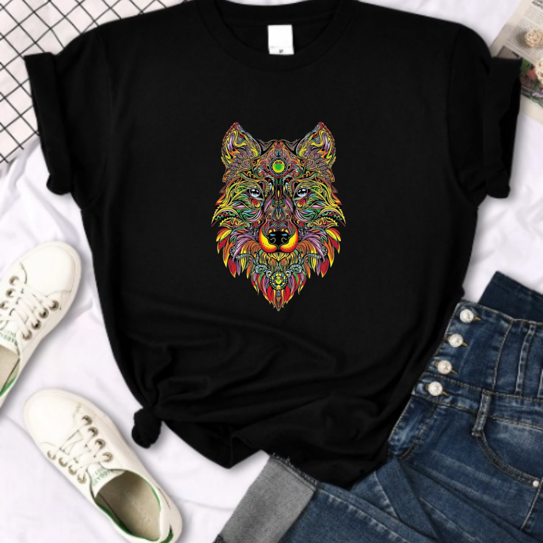 TRICOU COLORED WOLF