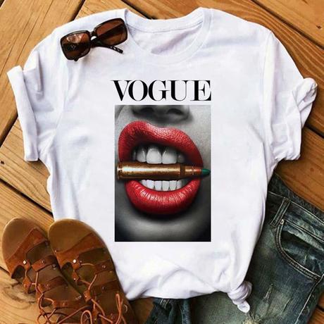 Tricou Bullet Lips Vogue