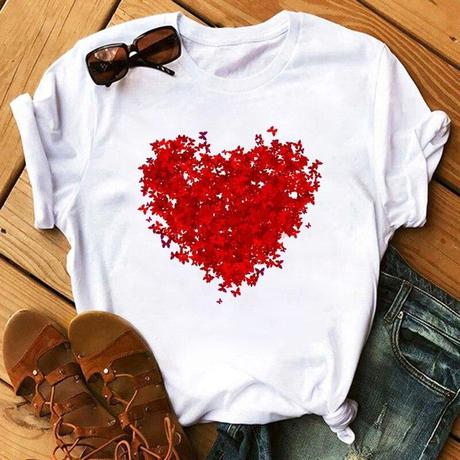 Tricou Butterfly Hearts